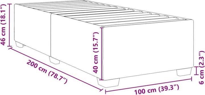 Immagine prodotto VidaXL Kunigunde (100 x 200 cm)