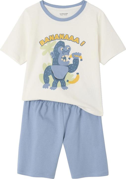 Produktbild Vertbaudet Bio-Kollektion: 2er-Pack Jungen Sommer-Schlafanzüge mit Gorilla (92)