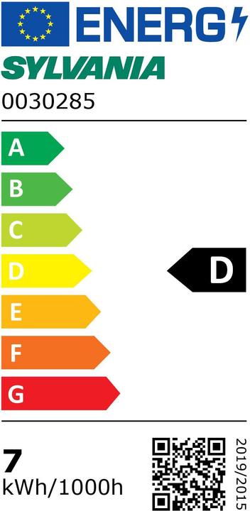 Energy Label LED tube 28x450mm 6.3W 3000K 950lm (G13, 6.30 W, 950 lm, 1 x, D)
