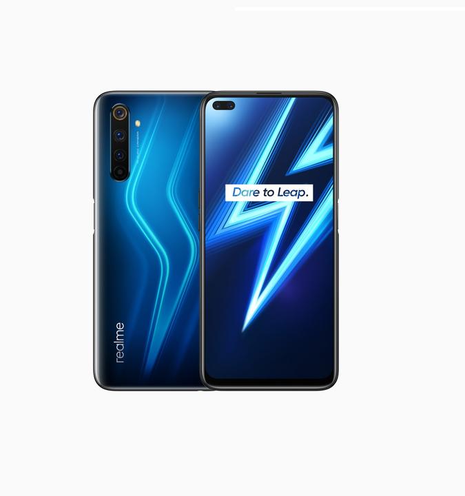 Image du produit realme 6 Pro (128 Go, Bleu éclair, 6.60", Double SIM hybride, 64 Mpx, 4G)