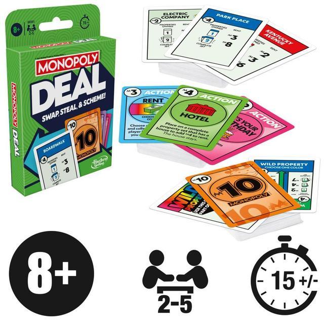 Image du produit Hasbro Nl/Fr Monopoly Deal Refresh (Belgium Bilingual) (Français, Néerlandais)