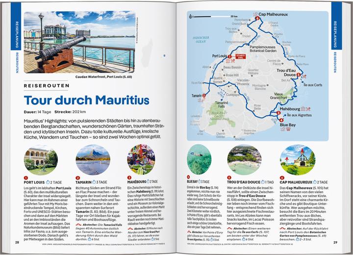 Produktbild Reiseführer Mauritius, Reunion & Seychellen (Deutsch, Paula Hardy, Fabienne Fong Yan, Rooksana Hossenally, 2024)