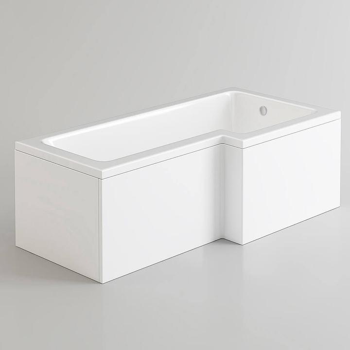 Actual product image Home Deluxe Shower tray not free-standing ALORA 170x85cm - Left (85 cm, 170 cm)