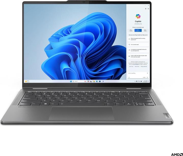 Produktbild Lenovo Yoga 7 2-in-1 (14", AMD Ryzen 7 8840HS, 16 GB, 1000 GB, CH)