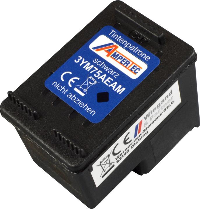 Image du produit Ampertec Encre remplace HP 3YM75AE 653 noir (CF)