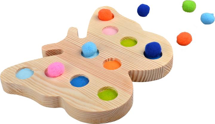Produktbild Intellectiki Steckspiel Schmetterling mit Filz