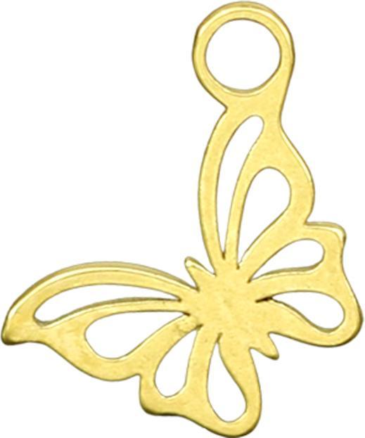 Image du produit Star Piercing Anhänger vergoldet Schmetterling (sans laiton, Acier chirurgical 316L)