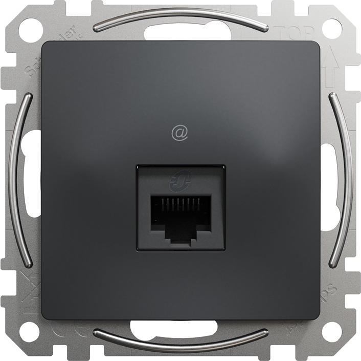 Produktbild Schneider Electric GN.COM.RJ45 6UTP SCHWARZ ANTRA.SEDNA DES