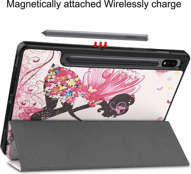 Produktbild MU Style Dreifach faltbare Hülle mit Muster (Galaxy Tab S7)