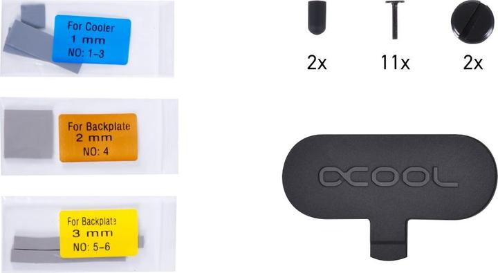 Actual product image Alphacool Alpha Ice Block Au. GPX-N Ac Active80/90 FTW3 - 1022252