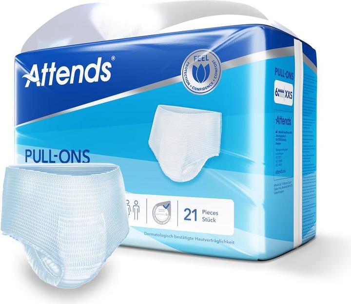 Actual product image Attends Pull Ons 6 Pant (21 x, Mini)