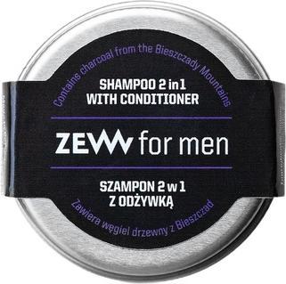 Produktbild NoName 2 In 1 Shampoo mit Spülung und Holzkohle von Bieszczady 15ml (15 ml, Flüssiges Shampoo)