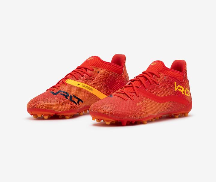 Actual product image Kipsta Kids' Lace-Up Football Boots Viralto III MG/AG - Ice Flame (38)