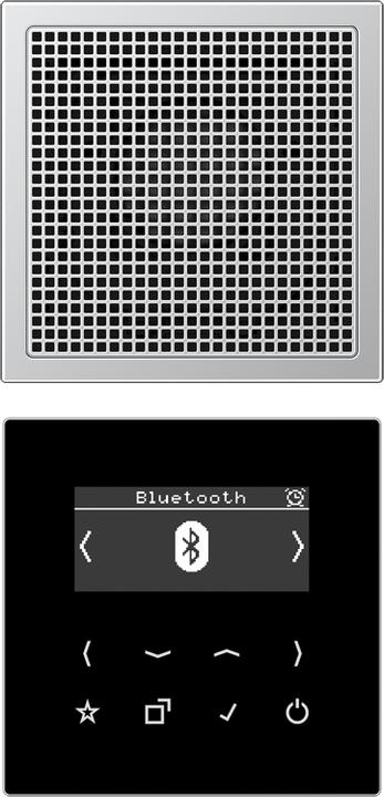 Immagine prodotto JUNG Smart Radio DABAL1BT DAB+ w. Set Bluetooth Mono (VHF, DAB, Bluetooth)