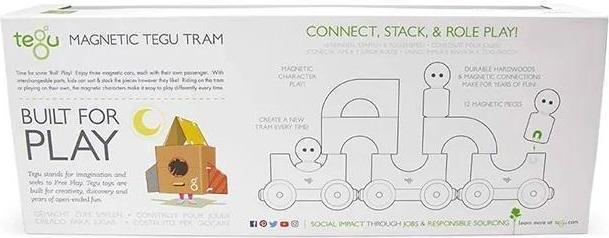 Produktbild Tegu Magnetic Big Tram (Deutsch, Englisch, Französisch, Italienisch)