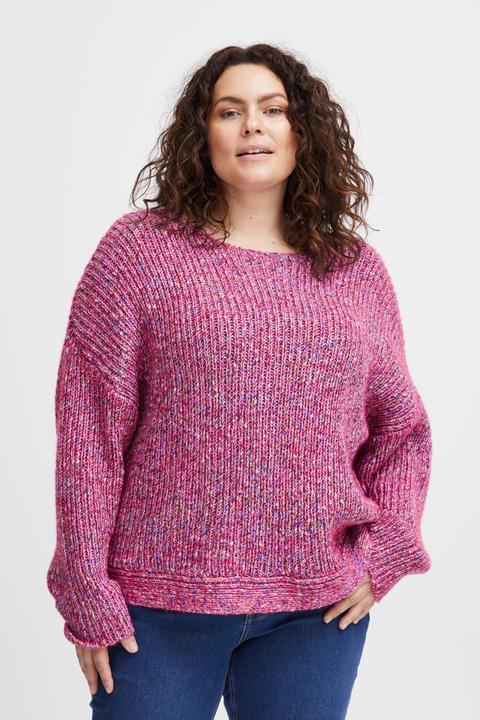 Actual product image Fransa Plus Size Selection - FPSPOTTA PU 1 - Jumper - 20612924 (S)