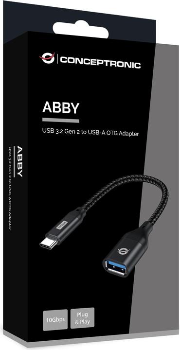 Productafbeelding Conceptronic USB C — USB A (0.15 m, USB 3.2 Gen 2)