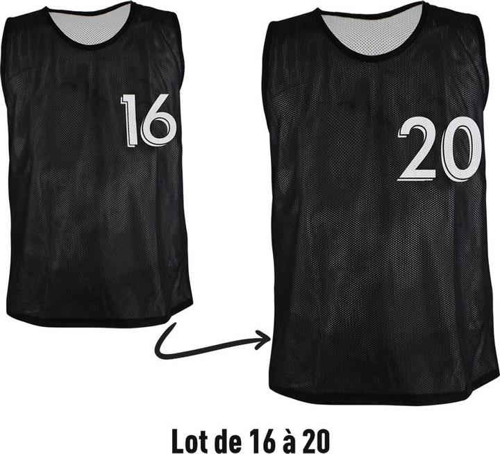 Sporti Umkehrbare Chasubeln mit Nummern (Nr. 16 bis 20)