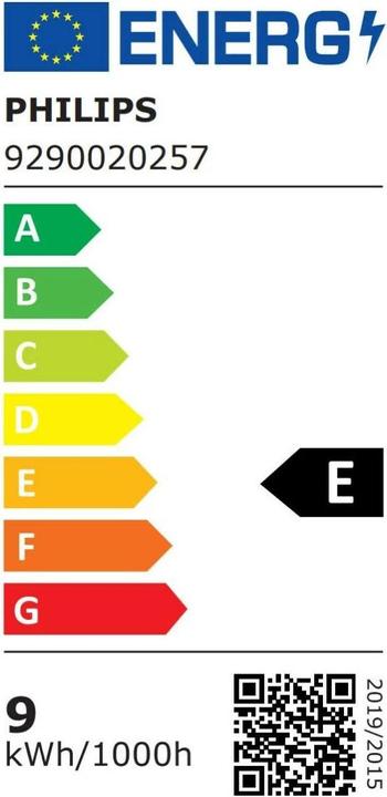 Energie-Label Philips Lampe (E27, 8.50 W, 1055 lm, 1 x, E)