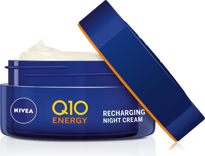 Productafbeelding NIVEA Q10 Energy Recharging Night Cream, Nachtcrème, Vrouwen, Universele huid, Gezicht, Anti-dullness, An (50 ml, Nachtcrème)