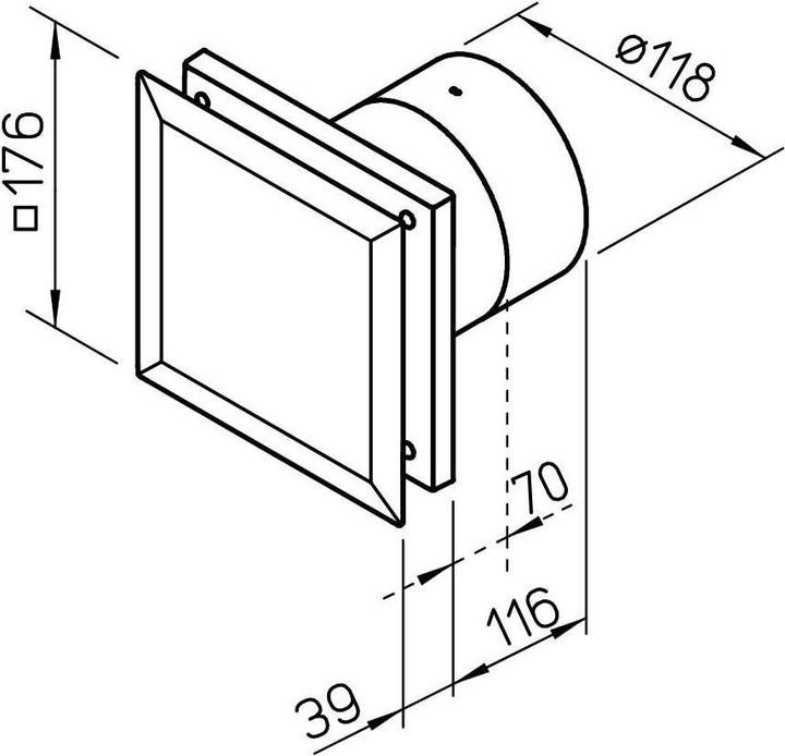 Actual product image Helios MiniVent M1 M1/120