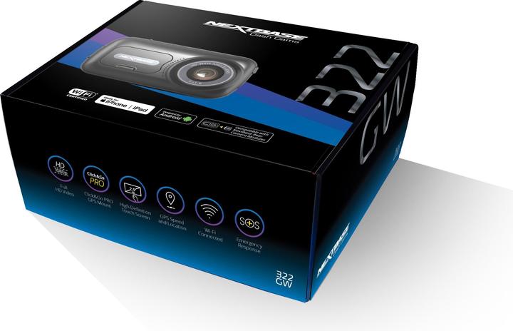 Actual product image Nextbase 322GW (Wi-Fi, GPS receiver, HD)
