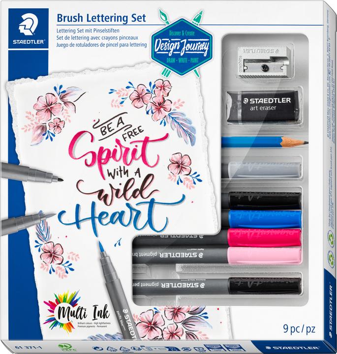 Image du produit Magni Brush Lettering Set 9 pièces (Multi, 9 x)