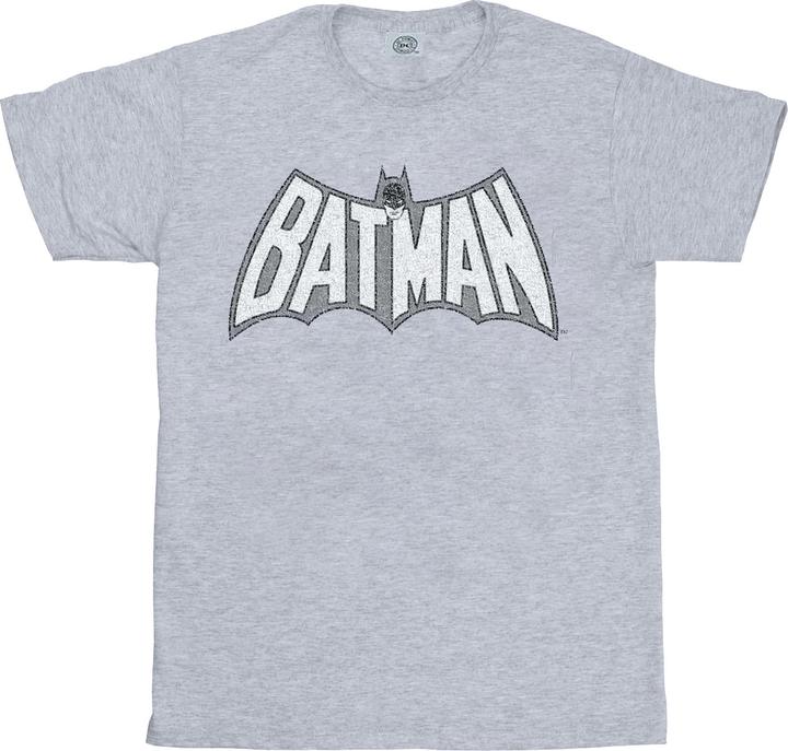 Batman Retro Crackle Logo TShirt (S)