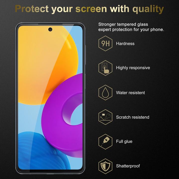 Produktbild Cadorabo Tempered Schutzglas (1 Stück, Samsung Galaxy M52 5G)