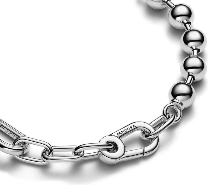 Immagine prodotto Pandora Bracciale ME con perline di metallo e catena a maglie (16 cm, Argento 925)