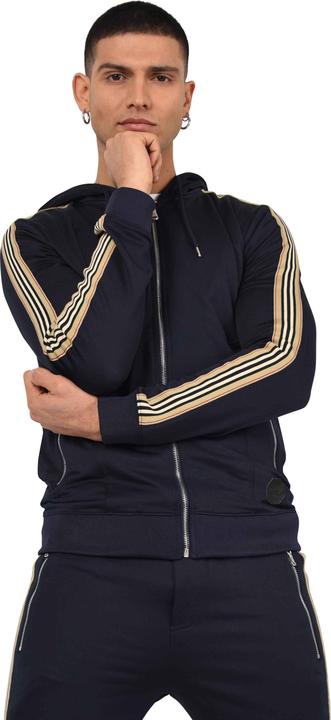 Immagine prodotto Project X Paris Felpa con cappuccio con zip e strisce equestri (XL)