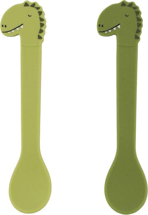 Productafbeelding Trixie Baby Siliconen lepel 2-pak Dino