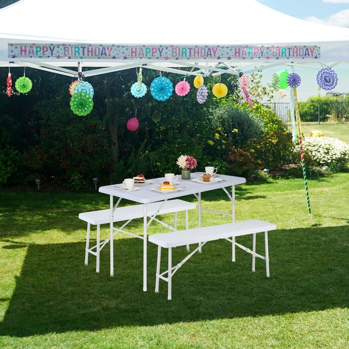 Image du produit Relaxdays Table-de-jardin (118 cm)
