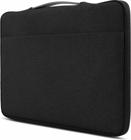 Actual product image JCPAL Nylon business style sleeve for 13-inch MacBook or Laptop - Black (13.30")