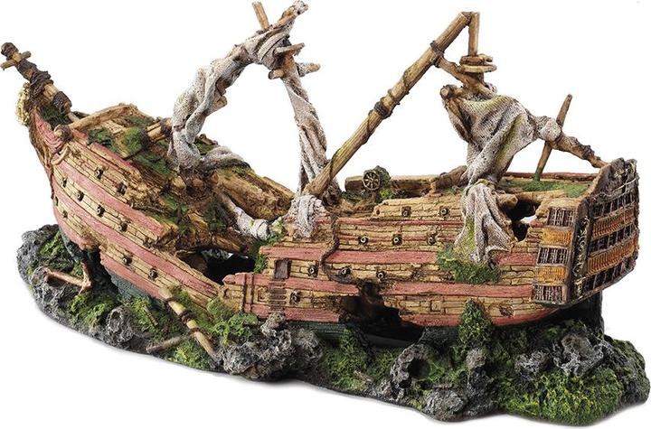 Actual product image Europet Aquarium Decoration Decor Shipwreck L, 22x11x15.5cm (Embellishment, other items)