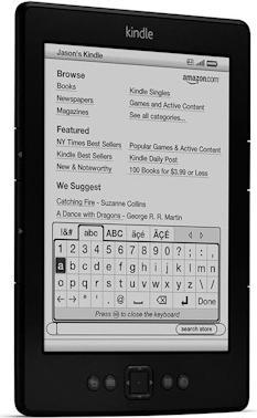 Produktbild Amazon Kindle, 2 GB - WiFi (6", 2 GB, Black, Schwarz)