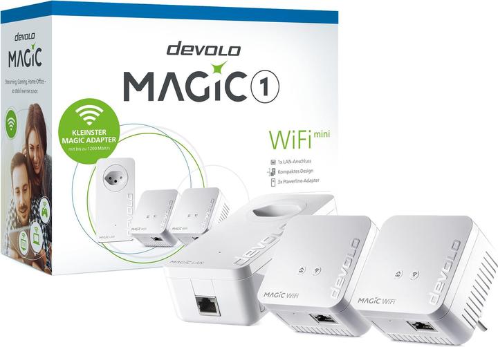 Actual product image Devolo Magic 1 WiFi mini Multiroom Kit (1200 Mbit/s)