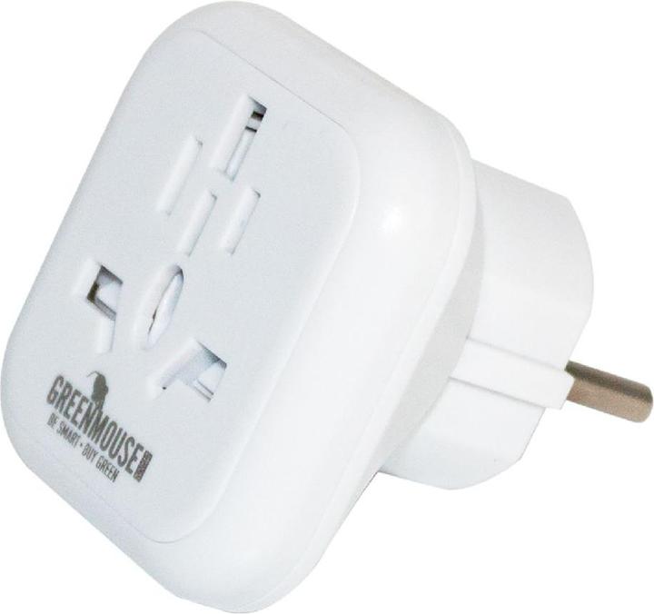Image du produit Nobrand Greenmouse Travel Adapter World To Europe