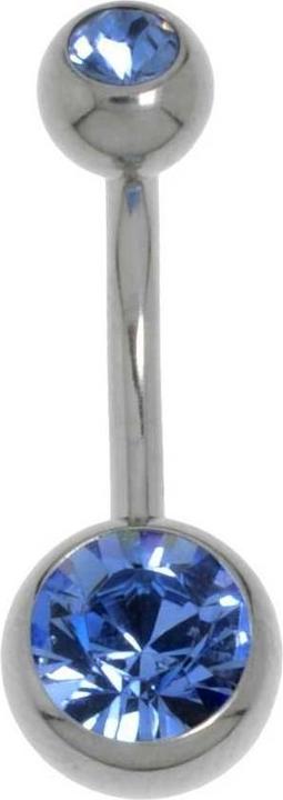 Bijouteria Bauchpiercing (Titan, Kristall)