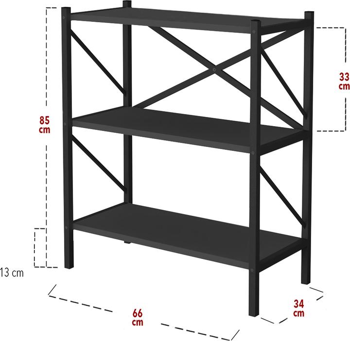 Immagine prodotto VCM Insasi 2 (66 x 34 x 85 cm)