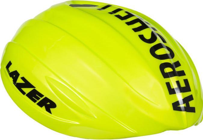 Actual product image Lazer Sport Aeroshell Blade Flash Yellow (L).