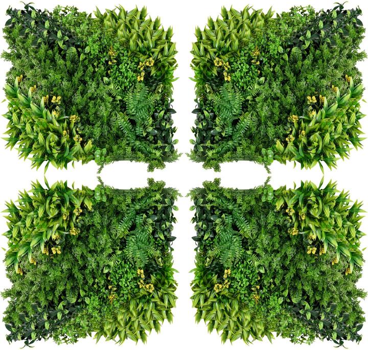 Produktbild Outsunny Künstliche Hecke mit unterschiedlichen Pflanzentypen (50 cm)