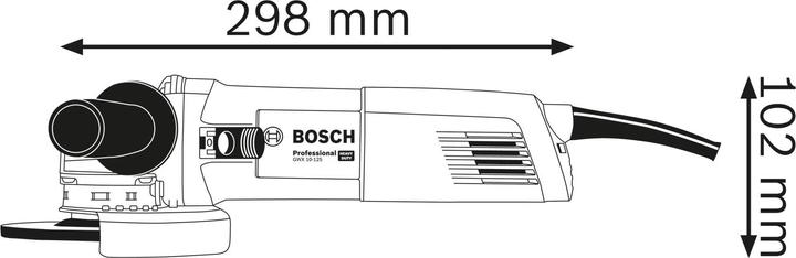 Produktbild Bosch Professional GWX 10-125 (125 mm)