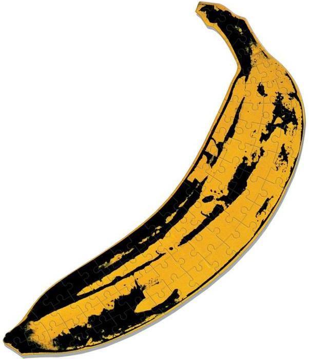 Actual product image Abrams & Chronicle 59987 - Andy Warhol Mini Puzzle in the Shape of a Banana, 100 Pieces (100 pieces)