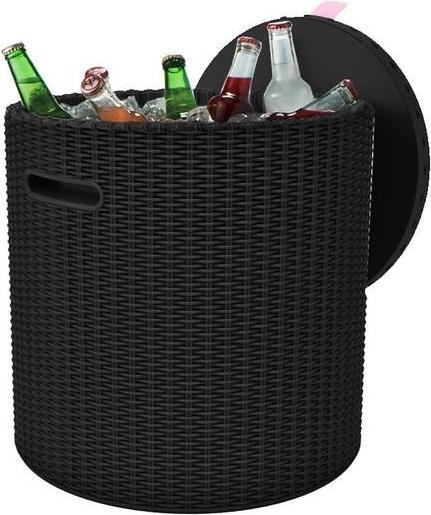 Actual product image Keter Dārza galdiņš/uzglabāšanas kaste Cool Stool brūns (44 x 44 x 44cm) 29200045590 (39 l)
