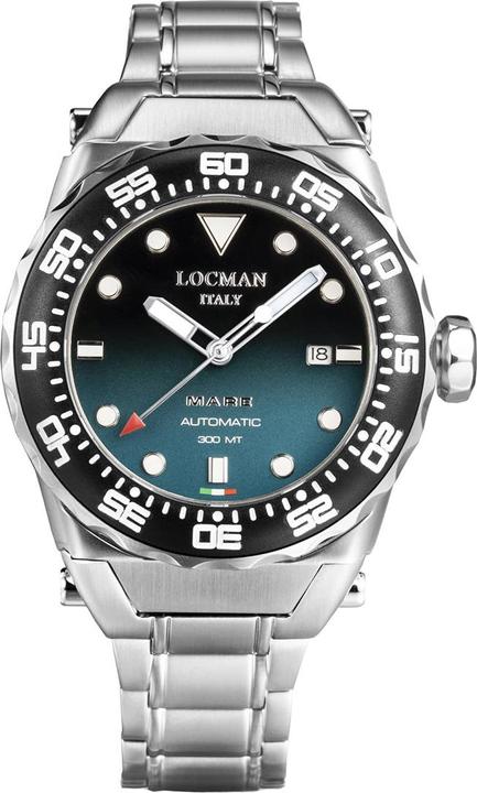 Actual product image Locman Italy Men's Watch Mare 300MT Automatic Ref.0559 (Watch with gemstone, 44 mm)