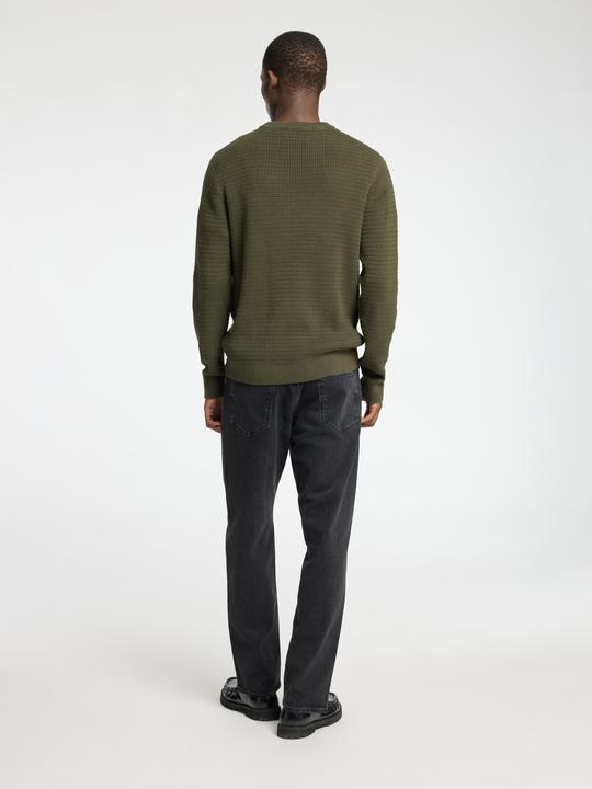 Immagine prodotto Selected Homme Maglia testurizzata con scollo rotondo (S)