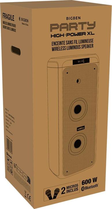 Actual product image Bigben Party Box XL BT Speaker (2 h, Without external power source)