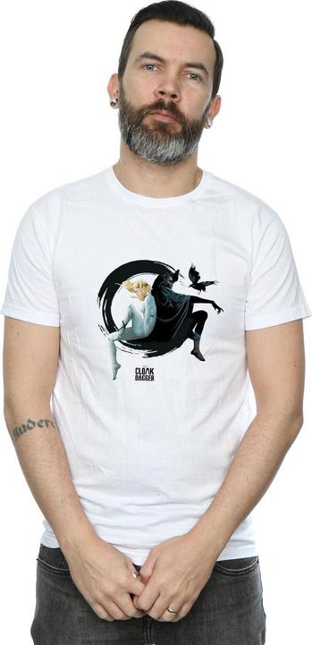 Actual product image Mens Cloak And Dagger Ink Circle T-Shirt (M)