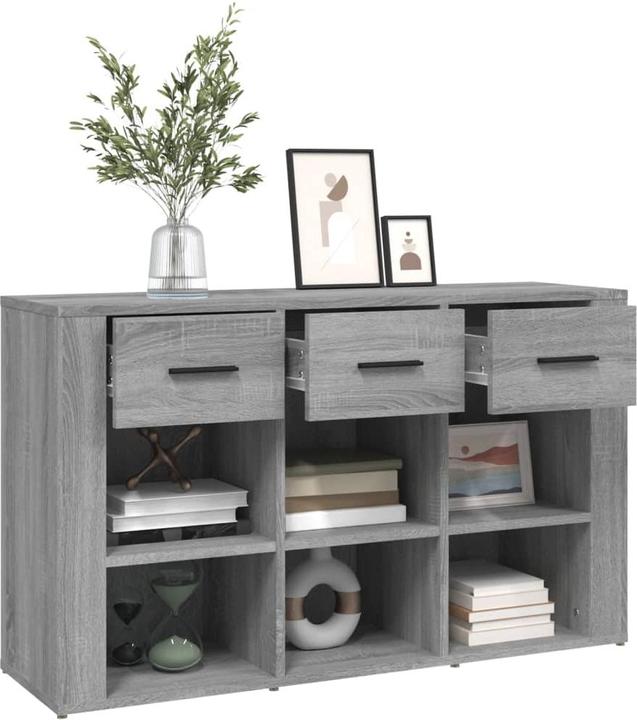 Produktbild VidaXL Sideboard Grau Sonoma 100x30x59,5 cm Holzwerkstoff,Farbe (100 x 30 x 59.5 cm)